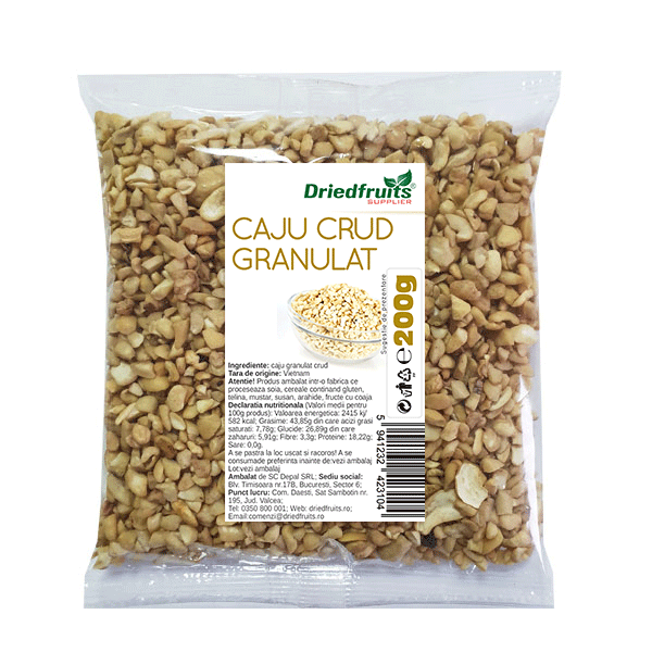 Caju crud granulat - 200 g